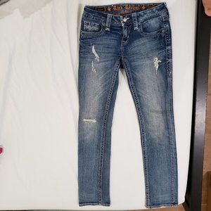 ROCK REVIVAL "ALIVIA" Straight Leg Jeans size 27
